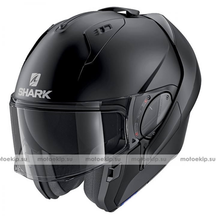 Шлем модуляр Shark Evo-ES Matt Black купить по выгодной цене